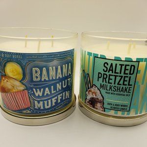 Bundle - Bath & Bodyworks 3 Wick Candles